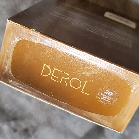 DEROL Eyebrow Stamp & Eyebrow Styling Stencil Kit Dark Cocoa Brown - Picture 6 of 6